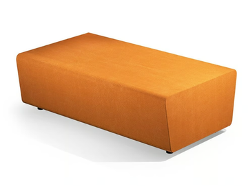 LINGOTTO - Rectangular Eco-leather pouf by FIT INTERIORS - view 2